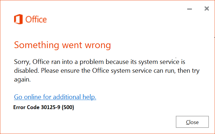 Something went wrong