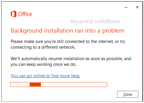 Microsoft Background Installation