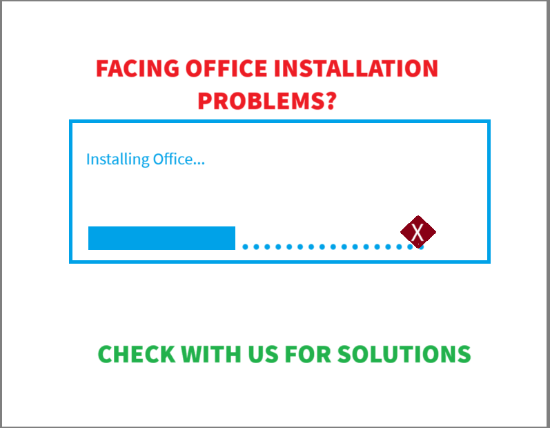 officeinstallation problems